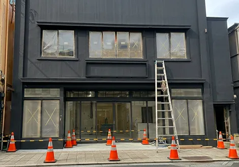 店舗の外装工事
